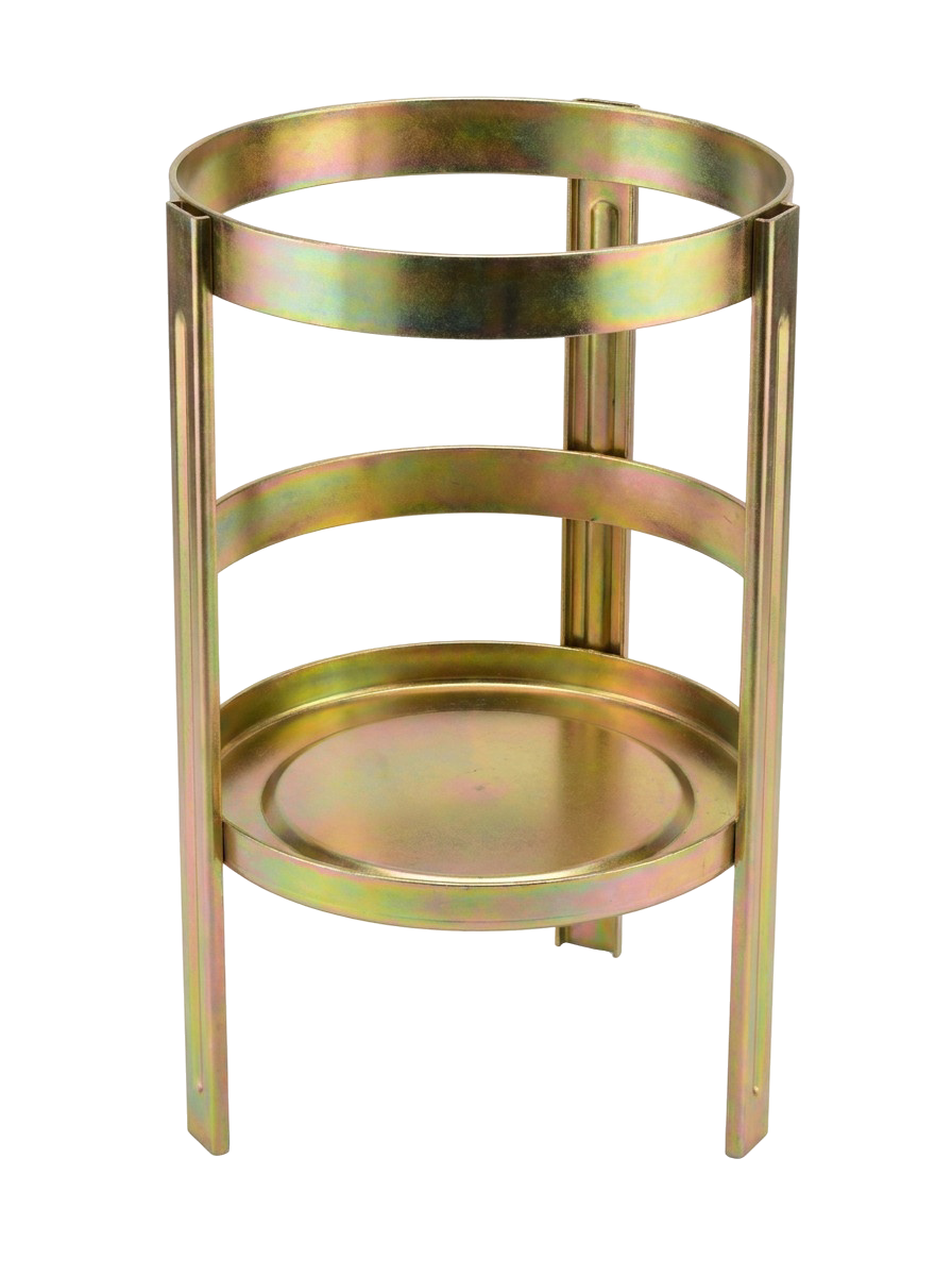 Suporte de solo bicromatizado dourado